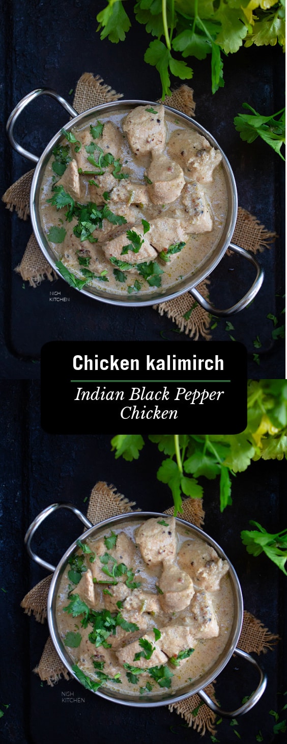 Chicken Kali Mirch Indian Black Pepper Chicken Video Nish Kitchen