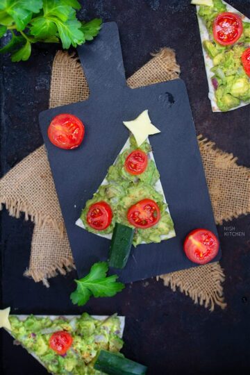 Tortilla christmas tree recipe video