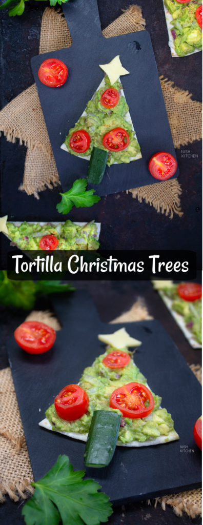 Tortilla christmas trees