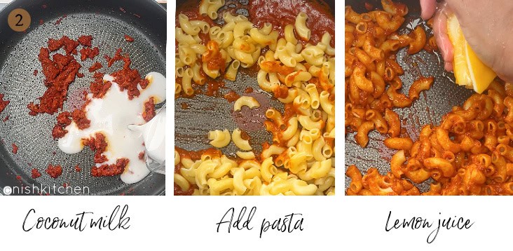 how to make creamy curry pasta with images