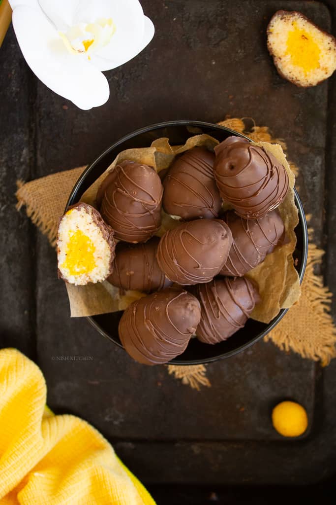 Easter egg truffles recipe