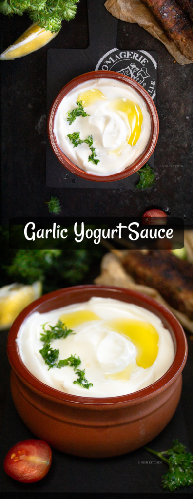 Garlic yogurt sauce