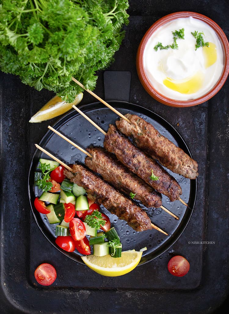 lamb kebab middle eastern style