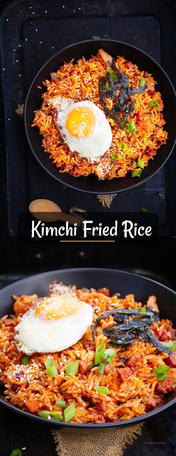 Kimchi Fried Rice - NISH KITCHEN