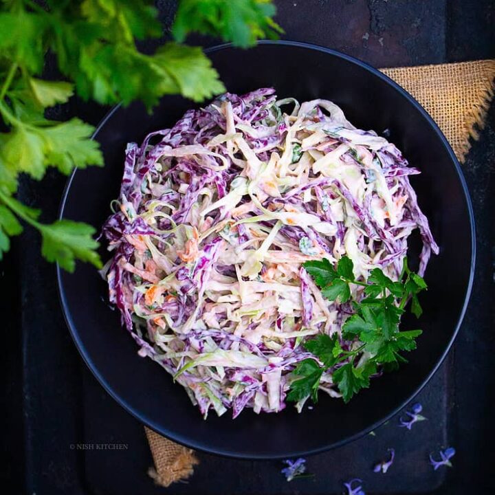 Healthier coleslaw recipe video