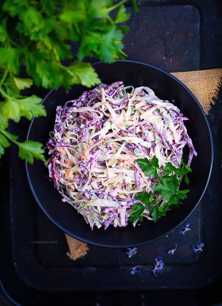 Healthier coleslaw recipe video