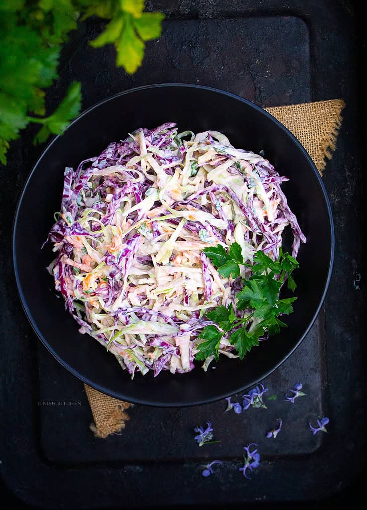 Healthy coleslaw recipe