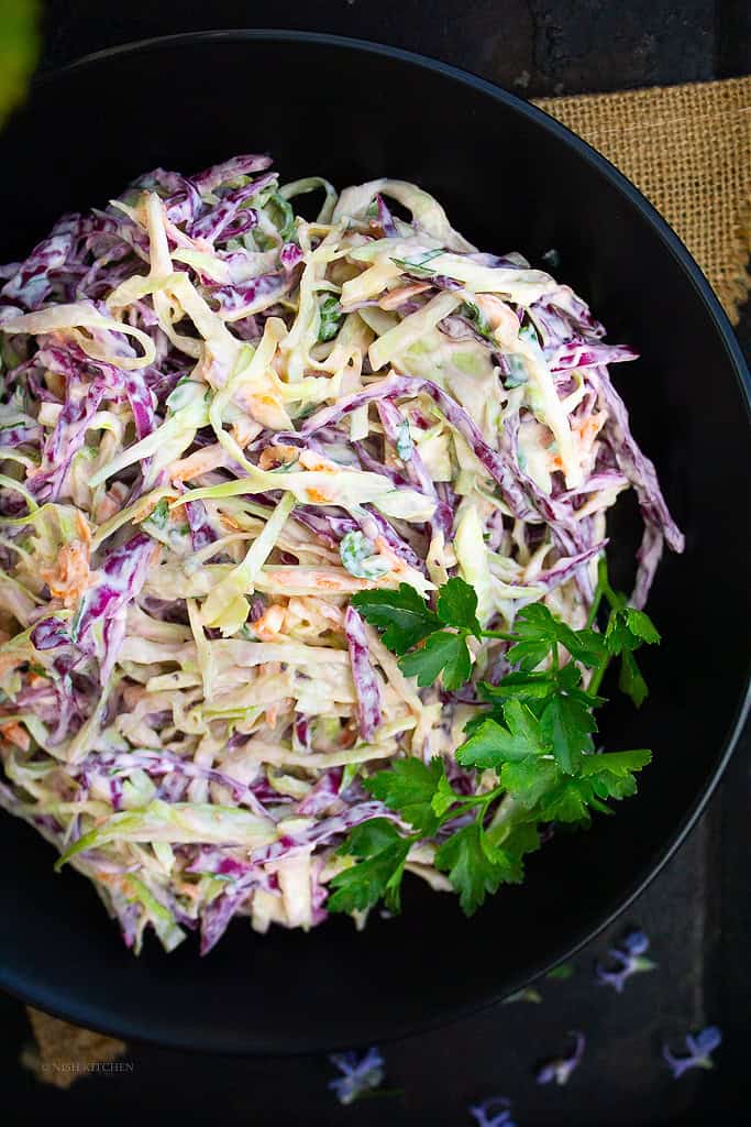 Healthier coleslaw recipe