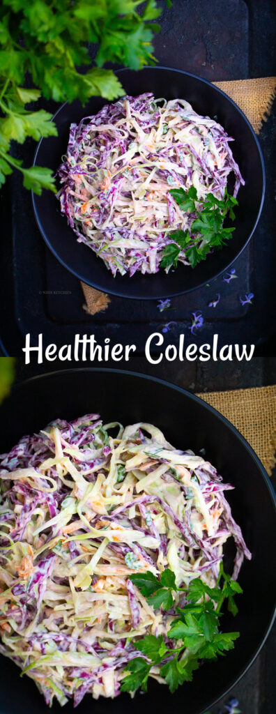 Healthier Coleslaw