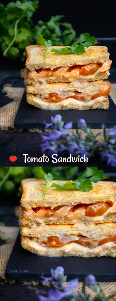 Classic tomato sandwich