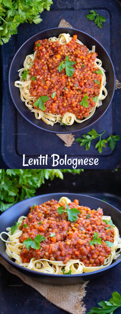 Best lentil bolognese recipe