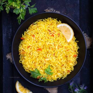 Garlic turmeric rice recipe video