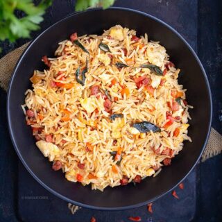 Thai basil fried rice recipe video