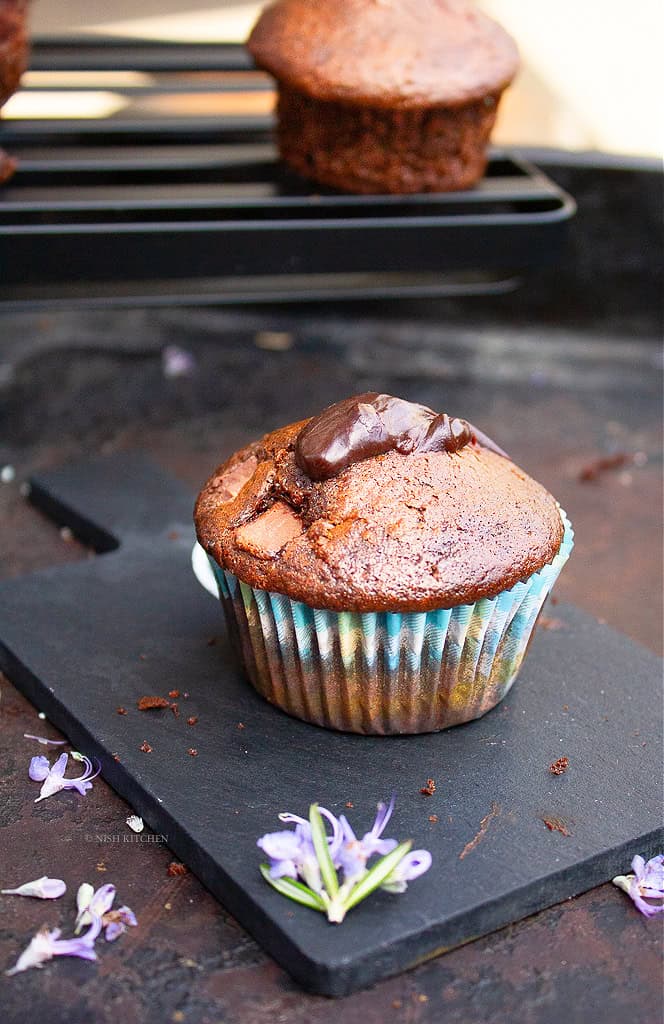 Triple chocolate muffins recipe