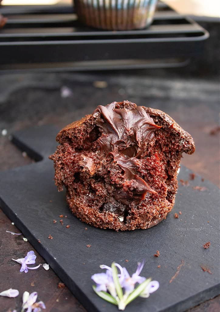 Triple chocolate muffins video