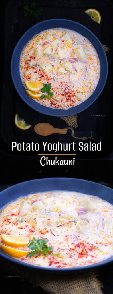 chukauni or potato yogurt salad recipe