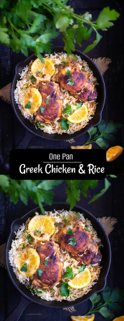 Greek chicken and rice