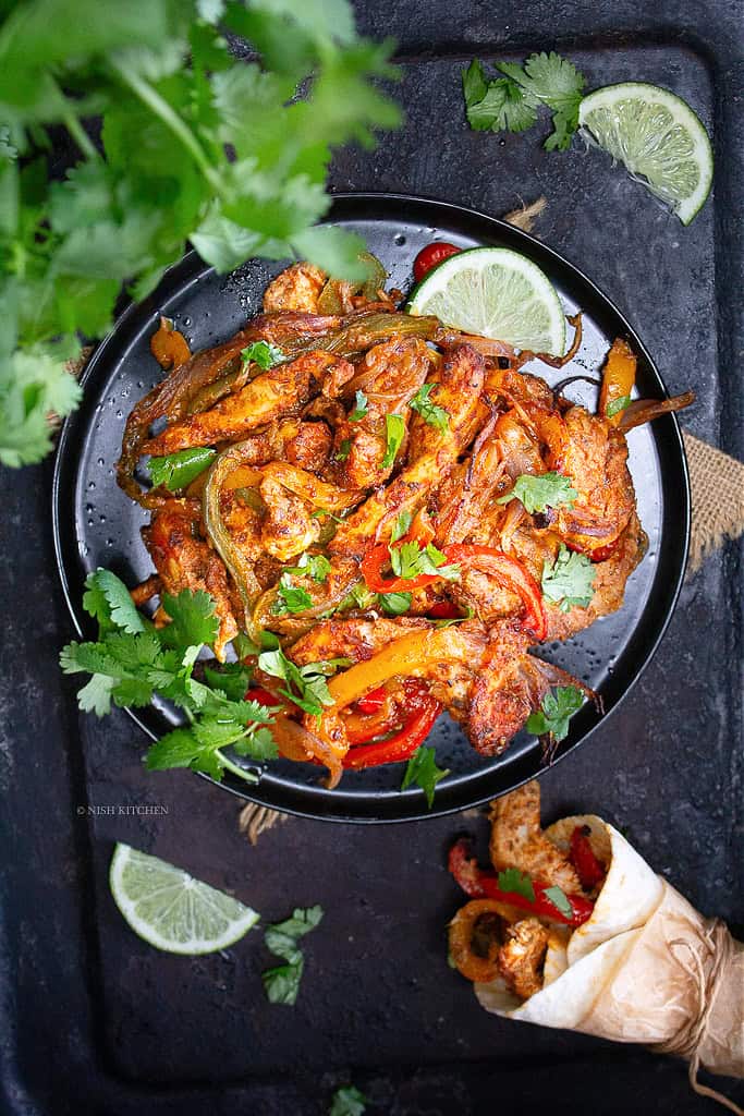 Sheet pan chicken fajitas recipe