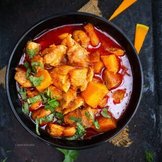 Thai chicken pumpkin curry recipe video