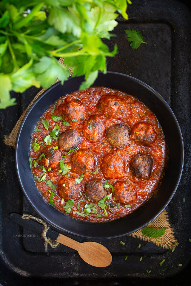 Moroccan Meatballs Nish Kitchen