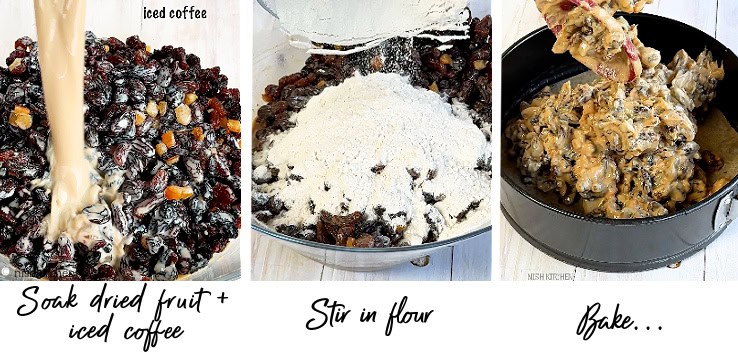 how to make 3 ingredient christmas cake