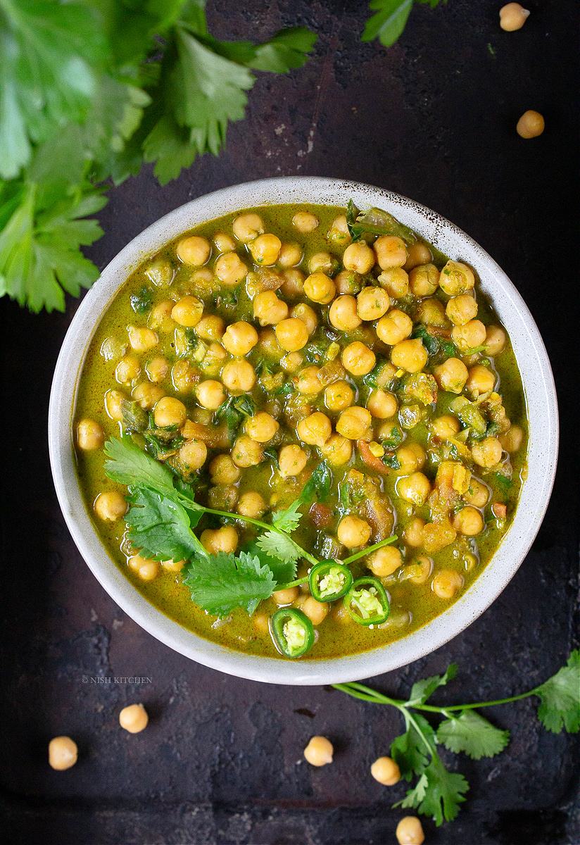 chana saag recipe video