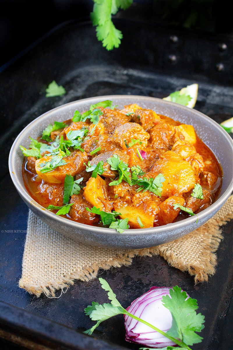 beef and potato curry with images