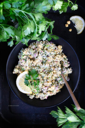 chickpea tuna salad