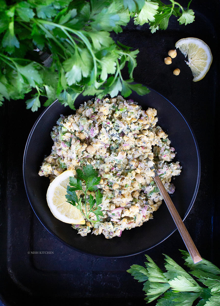 chickpea tuna salad