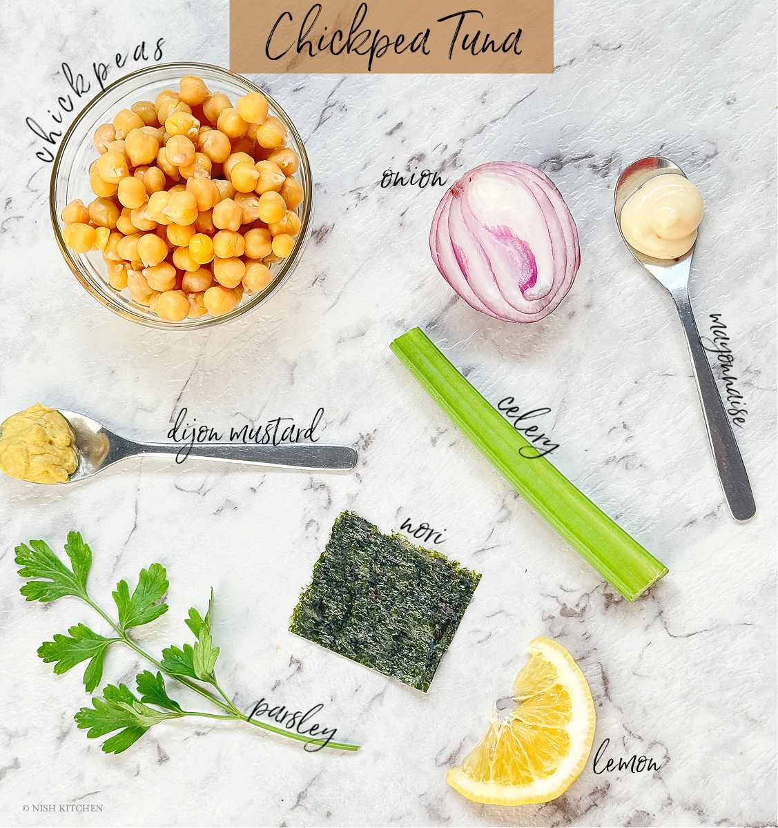 chickpea tuna salad ingredients