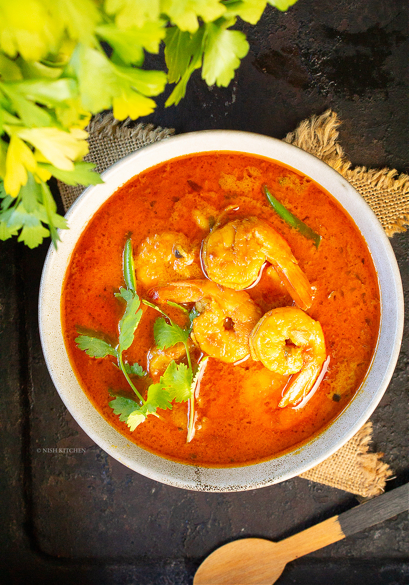 prawn malai curry recipe