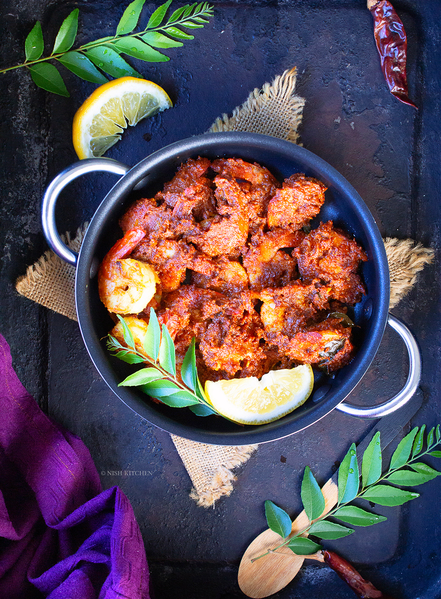 prawn ghee roast recipe