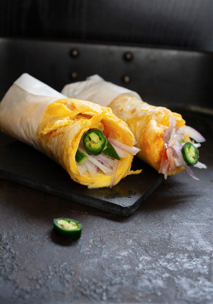 Kolkata Egg Roll - Nish Kitchen