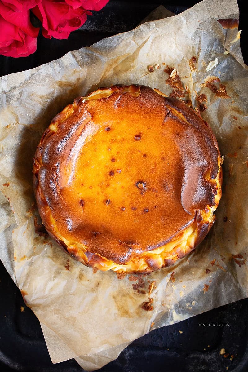 burnt basque cheesecake