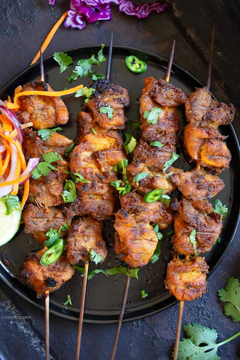tandoori chicken skewers recipe