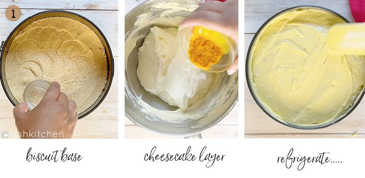 how to make saffron cheesecake