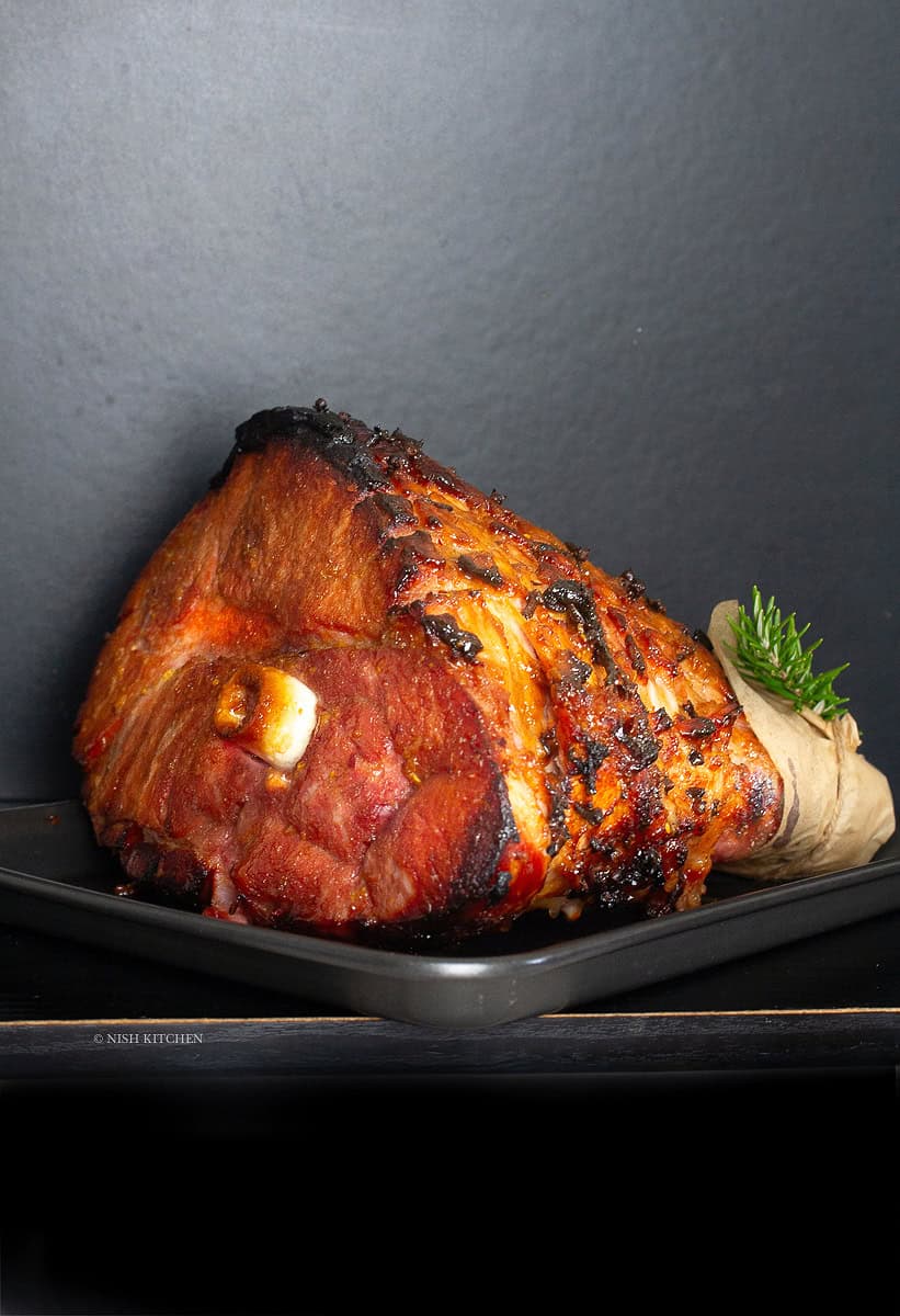 spicy glazed ham