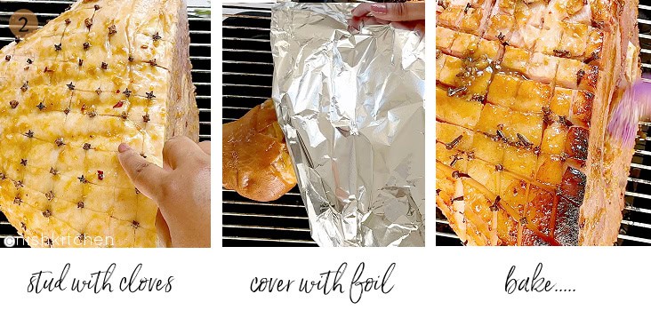 how to make spicy glazed ham step 2