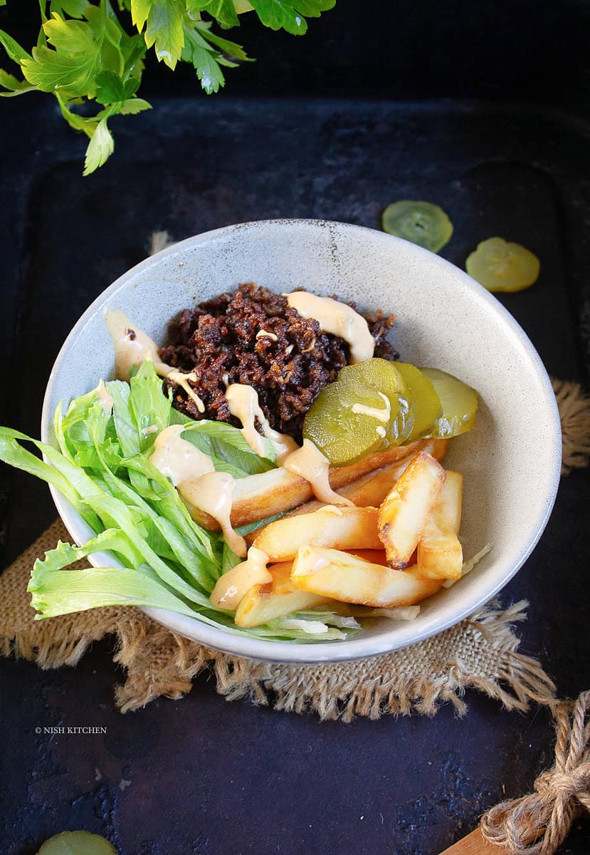 big mac bowl recipe video
