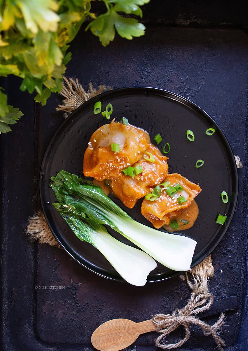 one pan dumpling bake