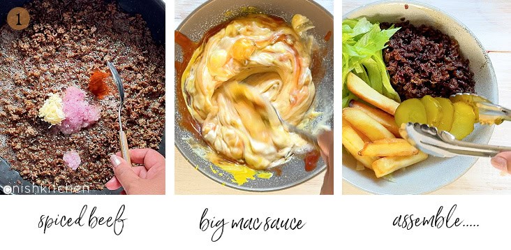 how to make big mac bowl
