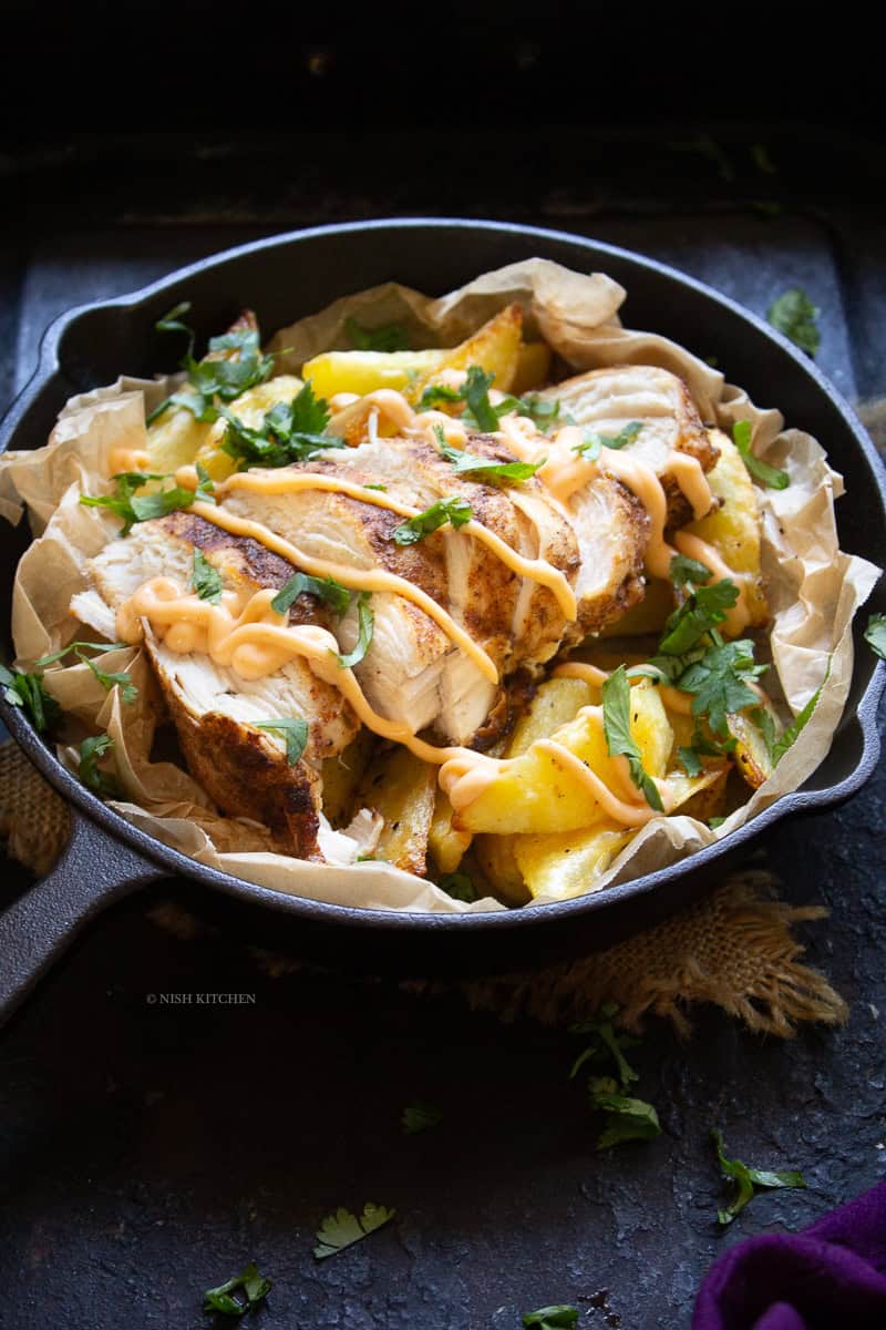 loaded potato wedges