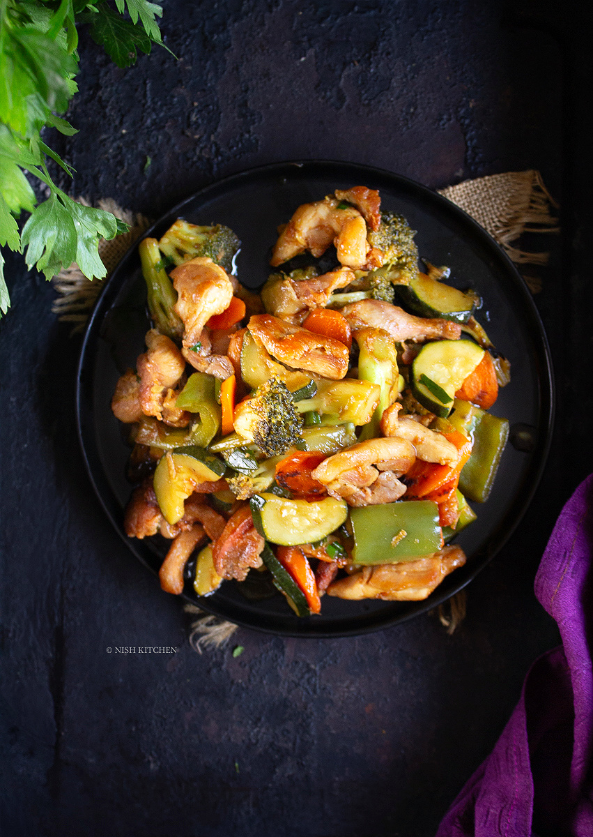 chicken and vegetable stir fry recipe