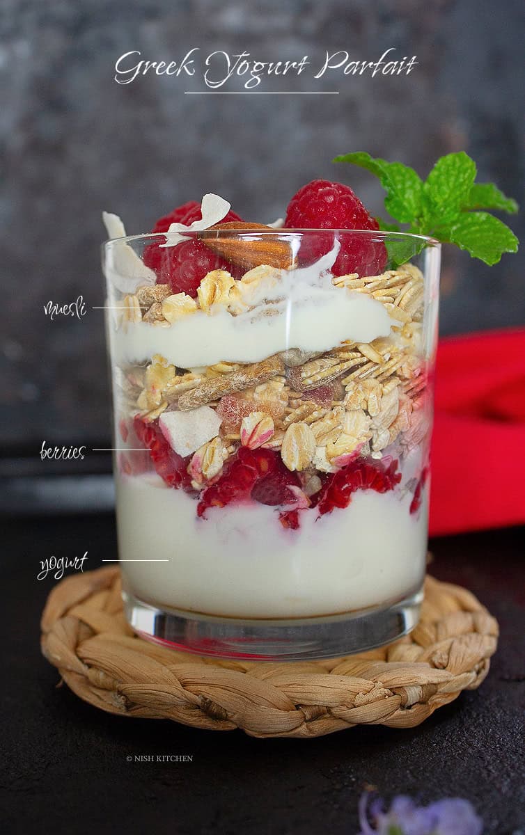 greek yogurt parfait recipe