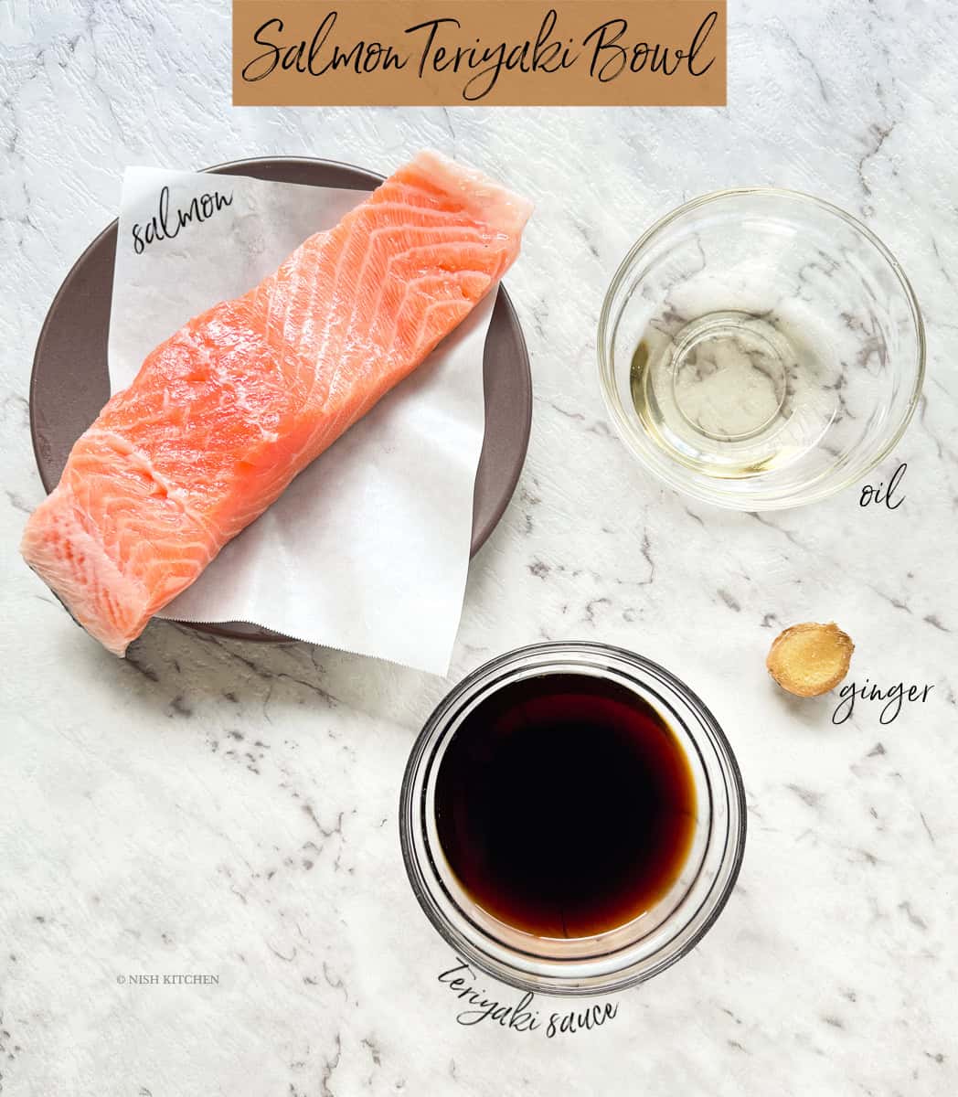 salmon teriyaki bowl ingredients