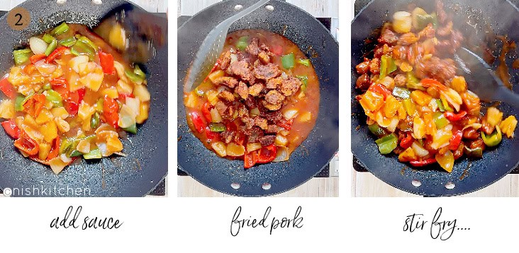 how to make sweet and sour pork step 2