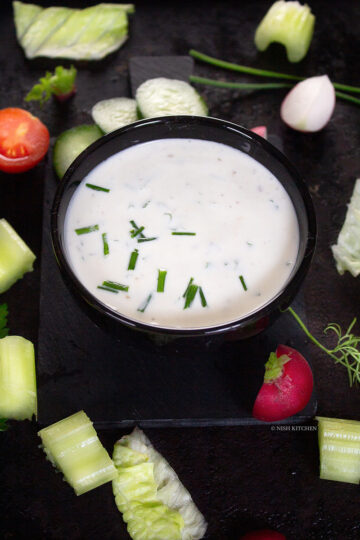 Greek yogurt ranch salad dressing recipe video