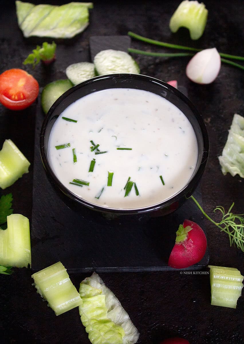 Greek yogurt ranch salad dressing recipe video