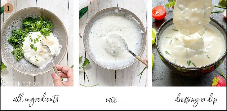 How to make Greek yogurt ranch salad dressing