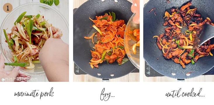 korean spicy pork recipe or pork bulgogi step by step